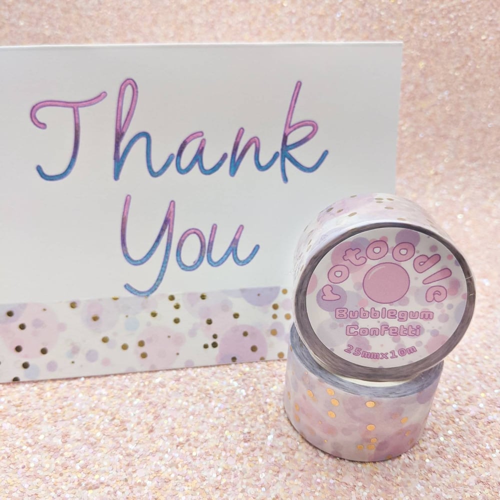 Bubblegum Confetti Washi Tape