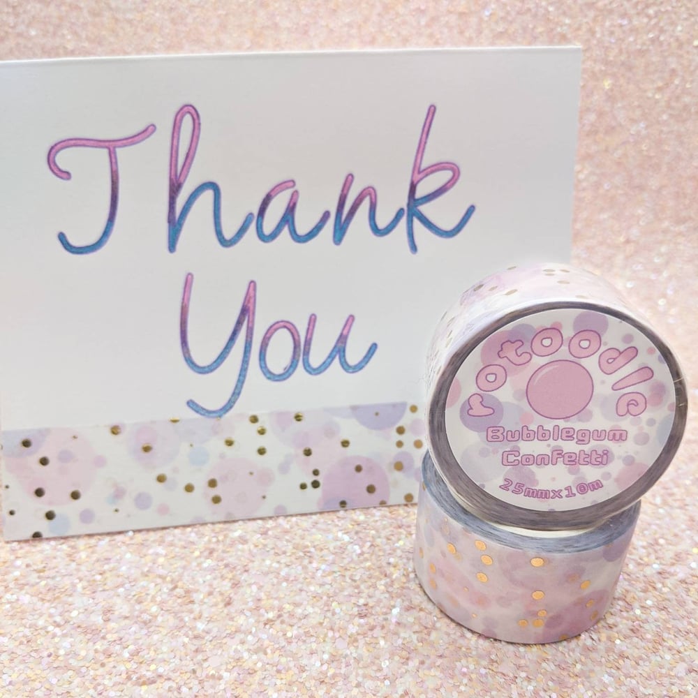 Bubblegum Confetti Washi Tape