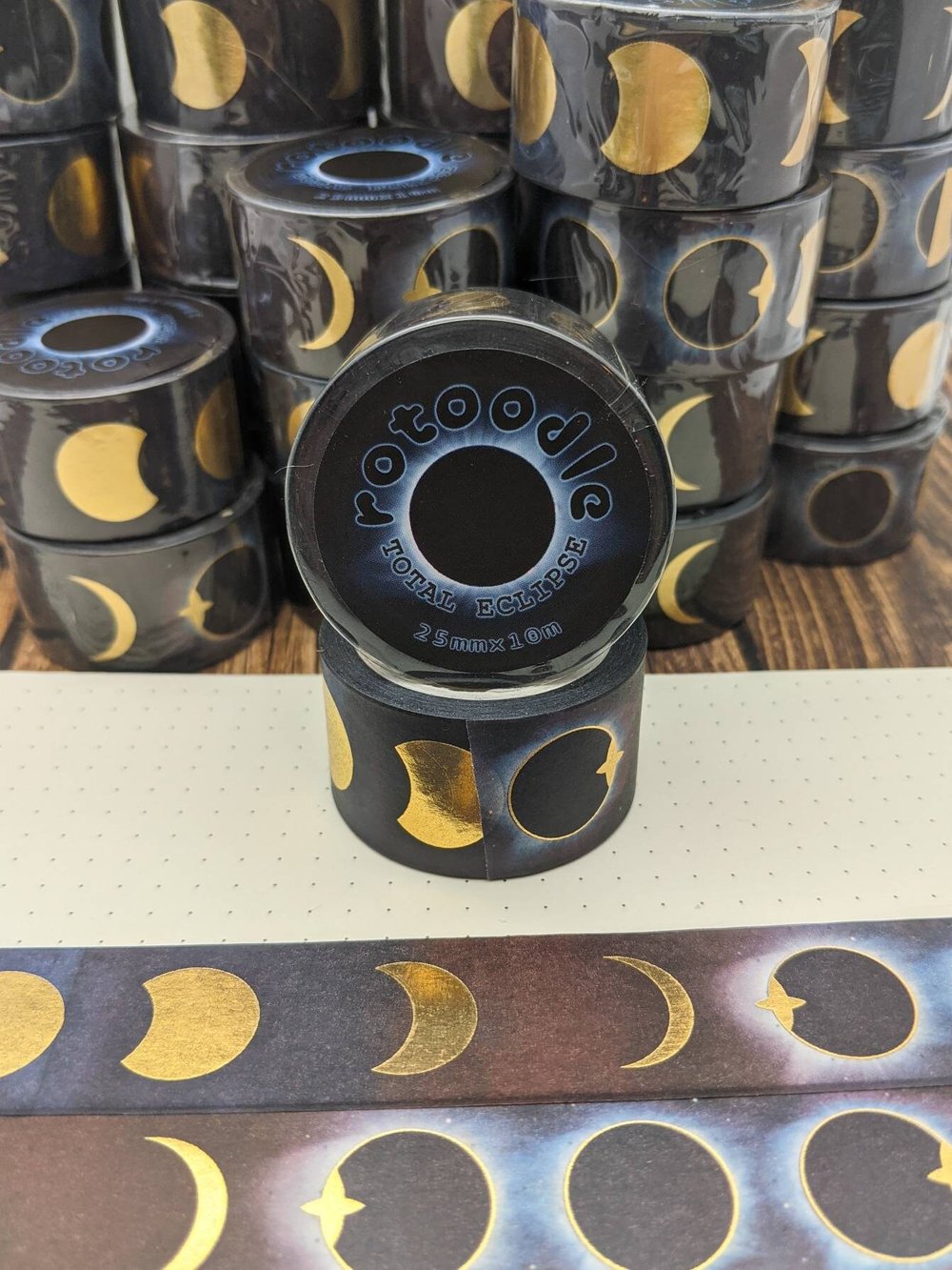 Total Eclipse Washi Tape