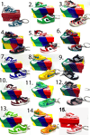 Dunks 3D Hand- Painted Mini Sneakers