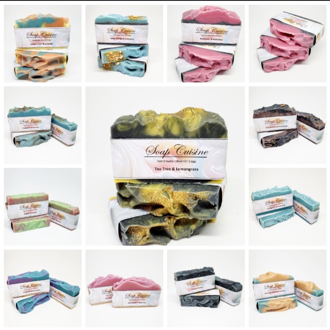 Image of 5 PACK ASSORTED OLIVE OIL SOAP