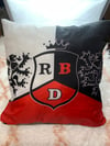 Pillow- Red/White/Black