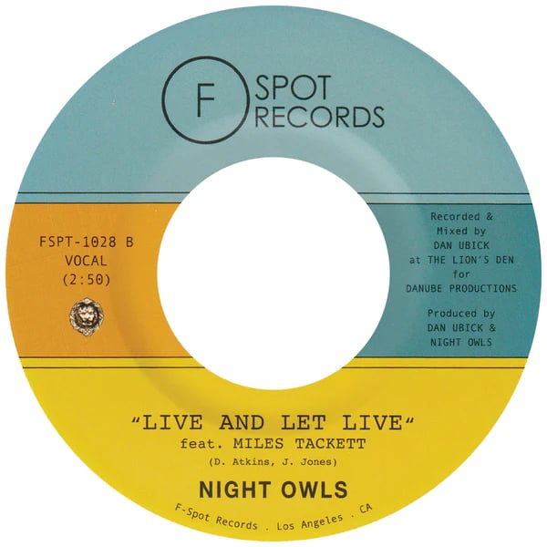 Night Owls- I Only Have Eyes For You/ Live And Let Live 