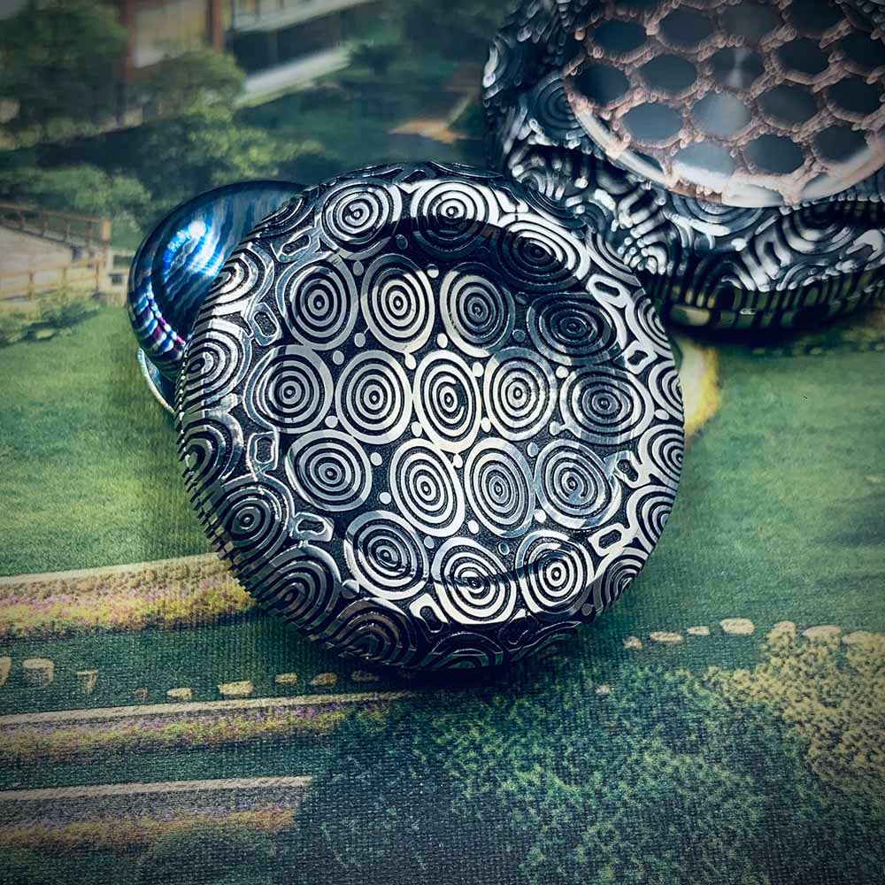 The Last Preorder Damasteel Ulte Haptic Coin in Etched Finish