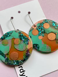 Image 2 of Amelia Disc Aqua & Peach 