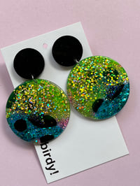Image 2 of  Belle double disc Lime & Blue
