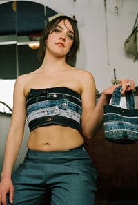 Image 2 of Tiny Denim Bag