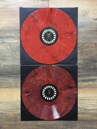 Image 3 of REZN - Chaotic Divine. 2LP. Transparent red, white and black marbled.