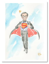 'Ke Huy Guan Superman' LTD 11 x 14" print