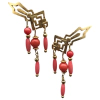 Image 2 of AZTECAH Earring Grande - Corals