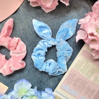 Image 2 of Pink/Blue Scrunchies