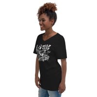 Image 4 of Vince Ray Voodoo Hearse Unisex V-Neck Tee
