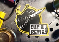 Cut & Retie Logo Sticker