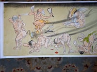 Image 2 of “ Fart Battle #4 ”  large original painting 