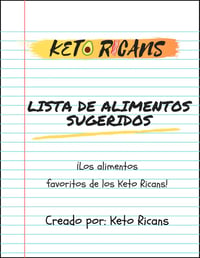 Keto Ricans Shopping List