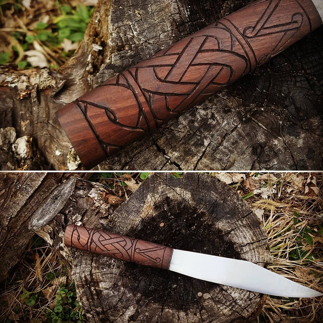 Broke Back Seax Fays Forge 5061