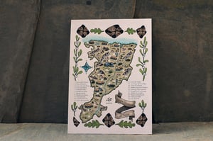 Image of Print 'Mapa Arqueológico del Navia'