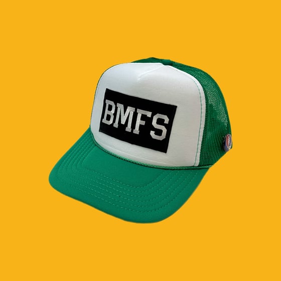 Image of BMFS Foam Trucker SnapBack! - White/Green