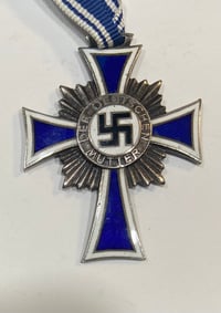 Image 1 of WW2 (Nazi Germany) - Cross of Honor of the German Mother (Silver) - Original Issue