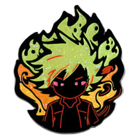 Image 1 of 1.5" Blaze Eyes Pin