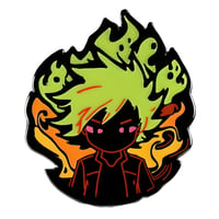 Image 2 of 1.5" Blaze Eyes Pin