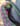 Pink, green and black fanny pack, bum bag, rock climbing rope bag, cross body bag