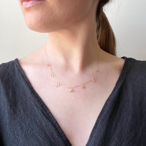 Image of viola necklace ~ citrine 