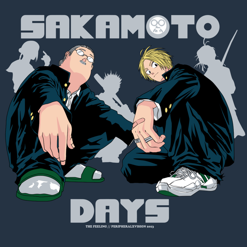 Rare Sakamoto Days 2022 T-shirts L Limited 300 WJ19 Jump SHIN TARO Japan  Anime