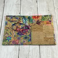 Image 4 of A6 Cork Folio Cover with Front Pocket and Elastic Cord Closure