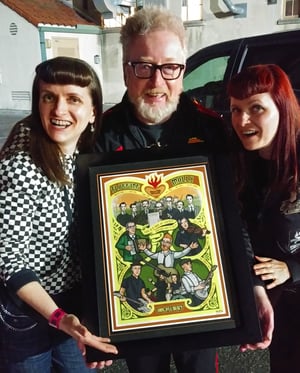 Image of Flogging Molly "Song of Liberty" art print Poster - International