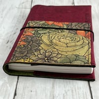 Image 1 of B6 Slim Cork Folio Cover with Elastic Cord Closure