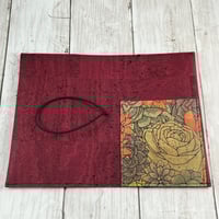 Image 4 of B6 Slim Cork Folio Cover with Elastic Cord Closure