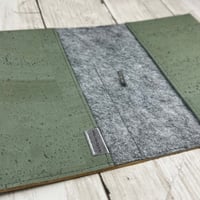 Image 2 of B6 Cork Folio Cover with Elastic Cord Closure