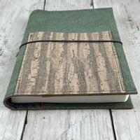 Image 1 of B6 Cork Folio Cover with Elastic Cord Closure