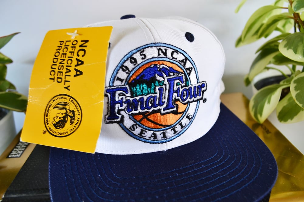 Image of Vintage 1995 NCAA Final Four National Championship Logo 7 Snapback Hat