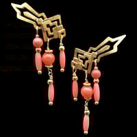 Image 1 of AZTECAH Earring Grande - Corals