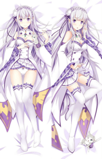 Re Zero Life in a Different World Emilia Dakimakura Waifu 1