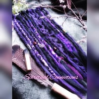 Might mystic dreadlocks, purple and black SE dreads
