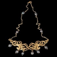 Image 1 of NUAGES BAROQUE Collier - 10 Caviar Pearls