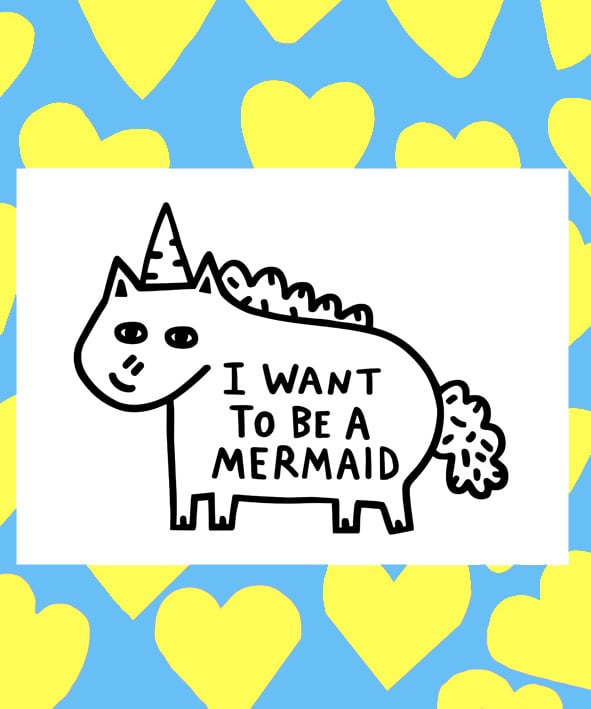 Image of Mermaid Print