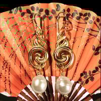 Image 1 of NUAGES BAROQUE Earring Petite - Hook with Pearl