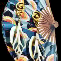 Image 1 of NUAGES BAROQUE Earring Petite - Sea Conch Slice