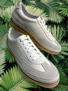 Six feet white leather trainer shoes 