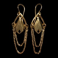 Image 3 of PLISSÉ SILHOUETTE Earring 2 Chains
