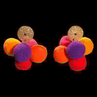 Image 1 of POM PONS Earring - Velvet Cake