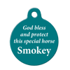 Personalized Bless This Horse - Halter or Bridle Tag