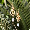 NUAGES BAROQUE Earring Petite - Hook with Small Pearl