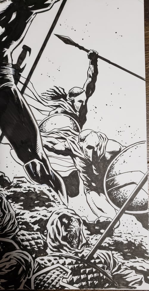 Image of Frank Miller's 300 Anniversary Edition Variant Cover