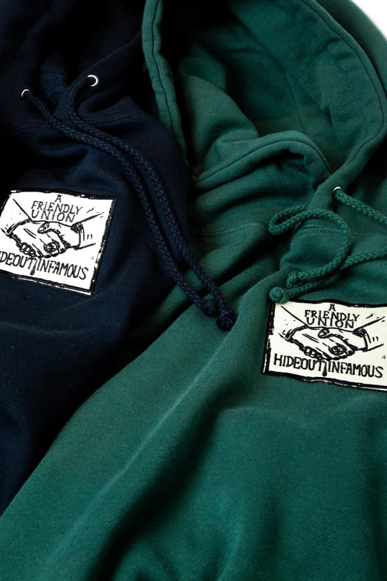 Image of Infamous X Hideout Hoody - NAVY