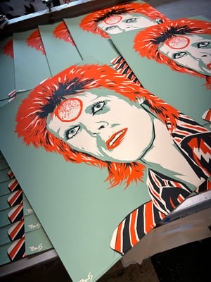 Image of "Perkins 77" Art Print Series - 7728 David Bowie